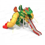 Детский игровой комплекс "Змей Горыныч" с пластиком для детей от 6 до 12 лет	