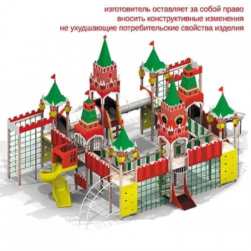 Детский игровой комплекс "Кремлевская стена" для детей от 6 до 12 лет	