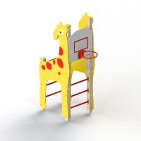 Детский  спортивный комплекс  «Жираф с баскетбольным щитом» для детей от 4 до 10 лет	