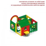 Домик-лабиринт (4 секции) для детей от 2 лет и старше	