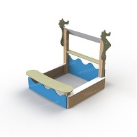Песочница "Аквариум" для детей от 1 года  и старше	
