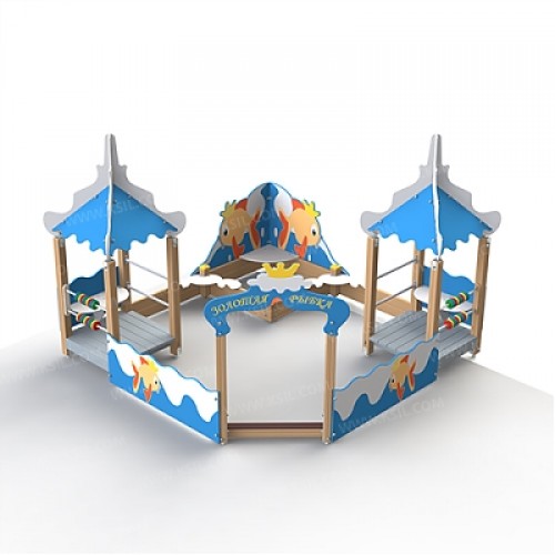 Песочный дворик  "Золотая рыбка" для детей от 1 года и старше	